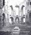 Die Ruine der Forster Stadtkirche St. Nikolai kurz nach dem Ende des 2. Weltkriegs
